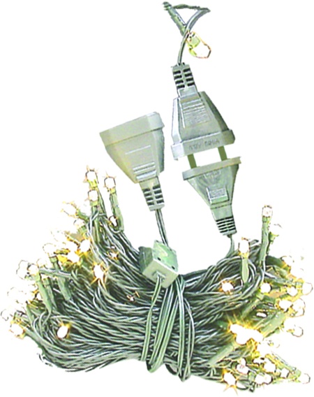 2.5m Fairy Lights, 25 LED Lights - Warm White, Transparent Cable, Non-flickering