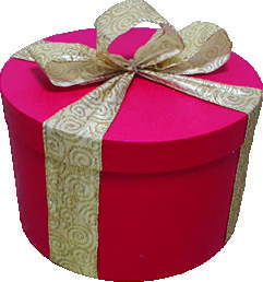 Round Gift Boxes, 14-32cm