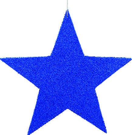 Glittered Star, 20cm