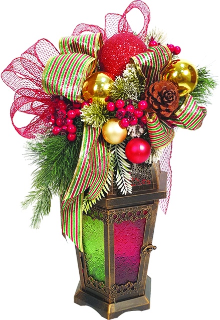 Decorated Lantern, 50cm