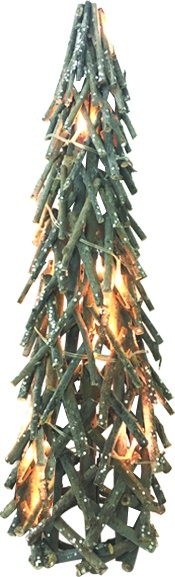 40cm Illuminated Natural Tree