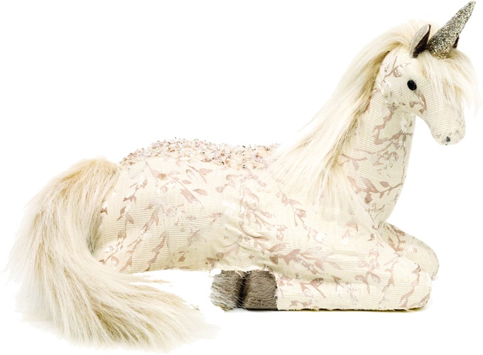 18cm Unicorn - Grey