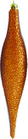 Glittered Icicle, 15cm