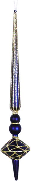 Glittered Slim Finial, 30cm
