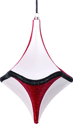 Glittered Kite Drop, 20cm