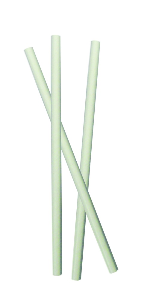 20cm x 6mm Eco-Friendly Paper Straws - White, Biodegradable, Eco-friendly and Individually Wrapped