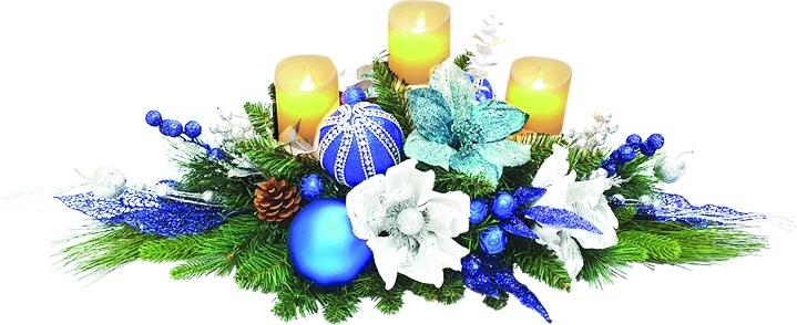 Candle Centrepiece, 35cm