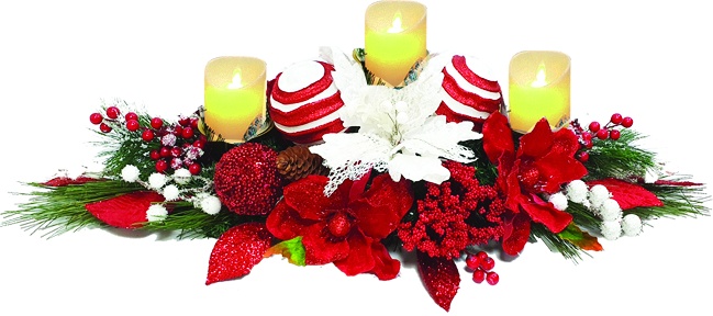 Candle Centrepiece, 35cm