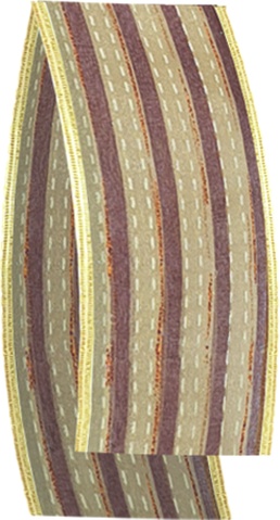Striped Satin Ribbon, 9m