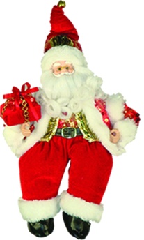 Sitting Santa, 30cm
