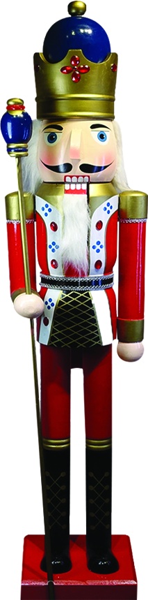 1.2m Nutcracker w/ Scepter - Multicolor