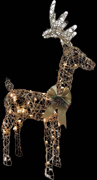 Illuminated Reindeer, 1.07m