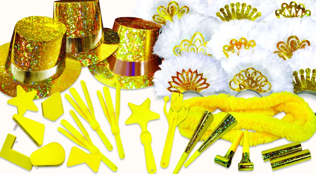 Gold Mine Assortment for 50 - Gold/White