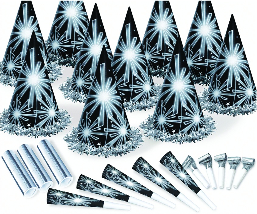 Silver Assortment for 10 - Silver/Black
