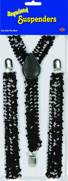 Sequin Suspenders