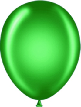 30cm Biodegradable, Helium-Quality, Plain Balloons - Standard Green