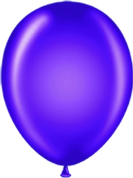 30cm Biodegradable, Helium-Quality, Plain Balloons - Standard Lavender