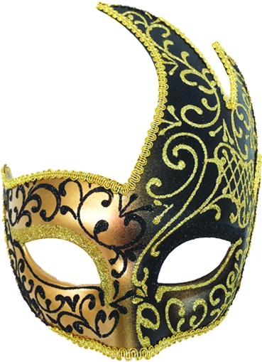 Ornate Mask - Black