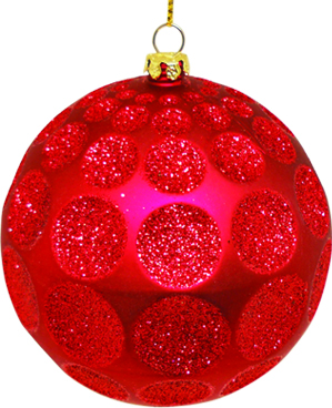 Golf Ball Ornament, 10cm