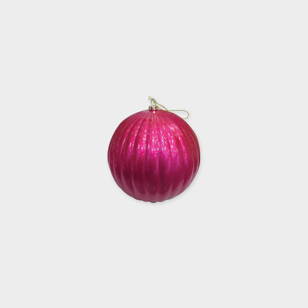 Striped Ribbed Ball, 12cm