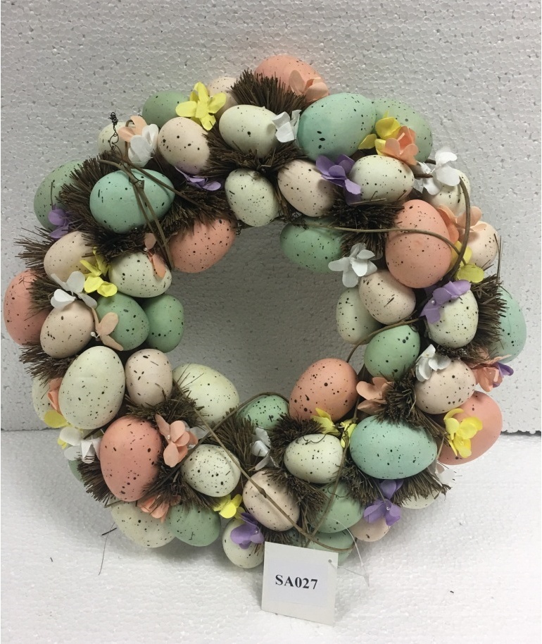 36cm Egg Wreath