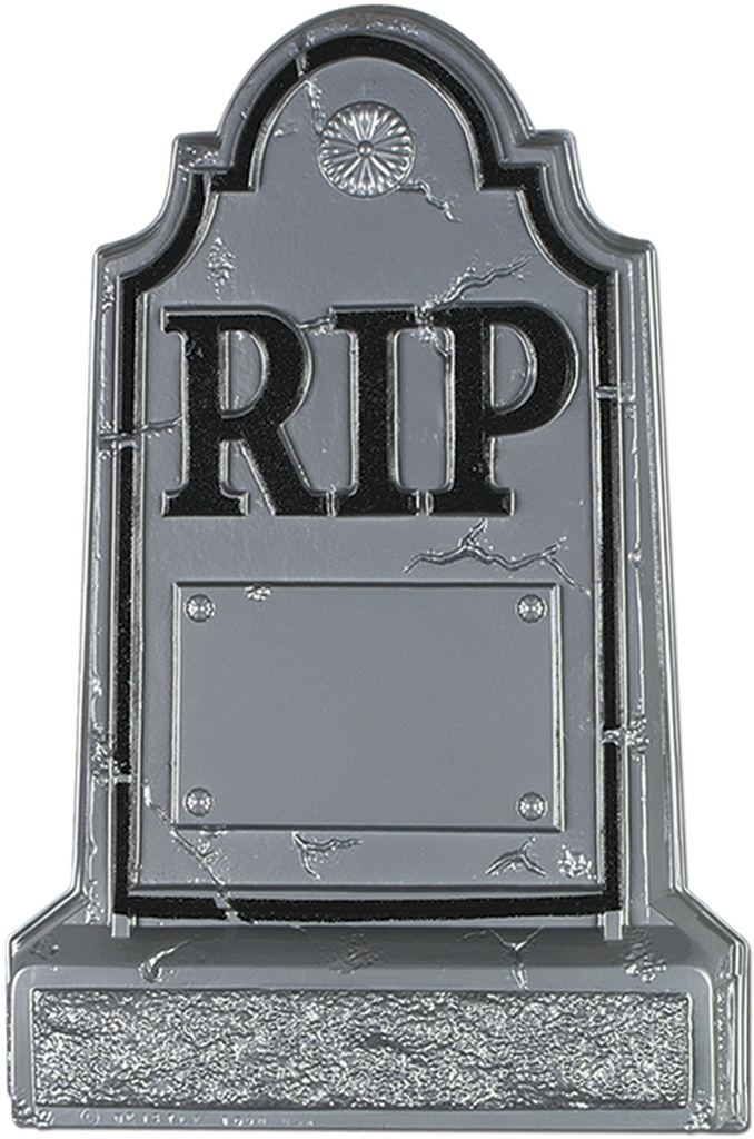 Plastic Tombstone, 53cm