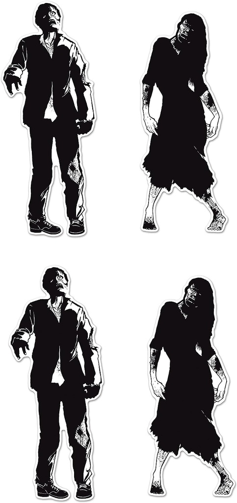 Zombie Silhouettes, 92cm