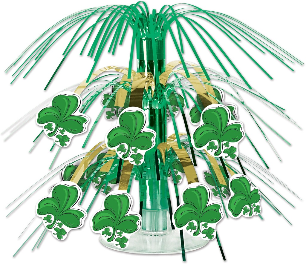 Metallic Shamrock Mini Cascade Centrepiece