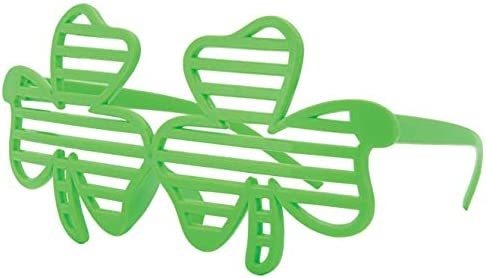 Shamrock Shutter Glasses