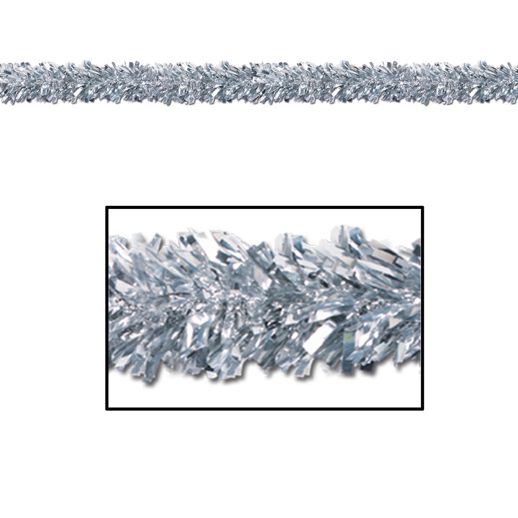 6-Ply Fr Met Festooning Garland, 10cm x 4.5m