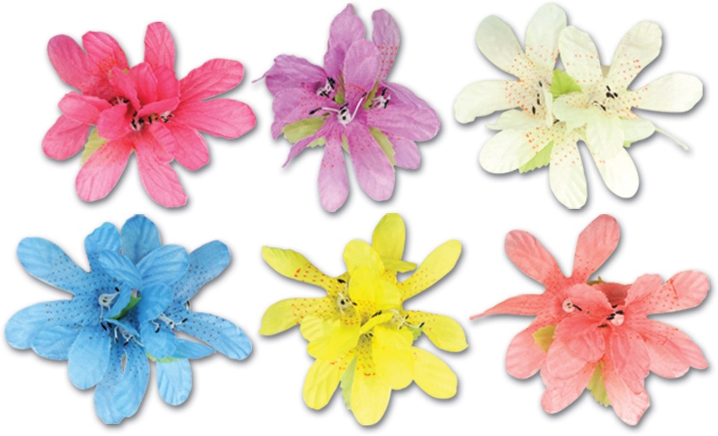 Tiger Lily Hair Clips