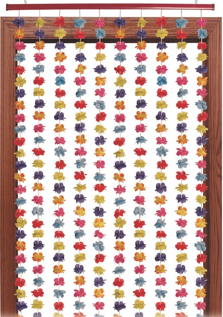 2m x 89cm Silk 'N Petals Floral Curtain