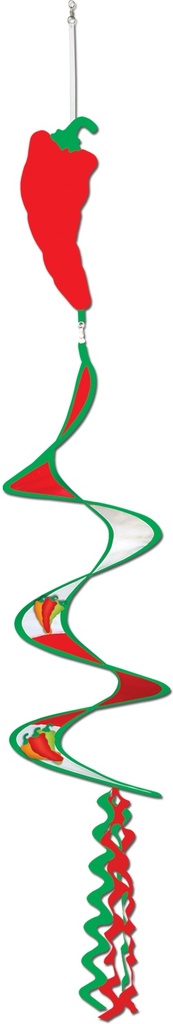 1m Chili Pepper Wind-Spinner