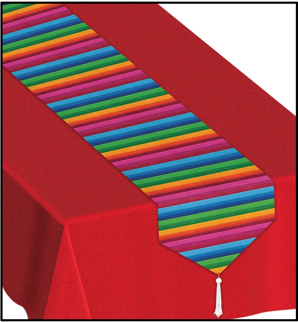 1.8m x 28cm Printed Fiesta Table Runner