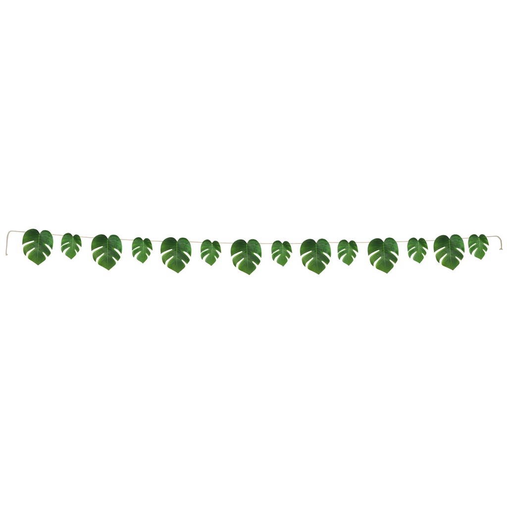 Tropical Palm Leaves Streamer