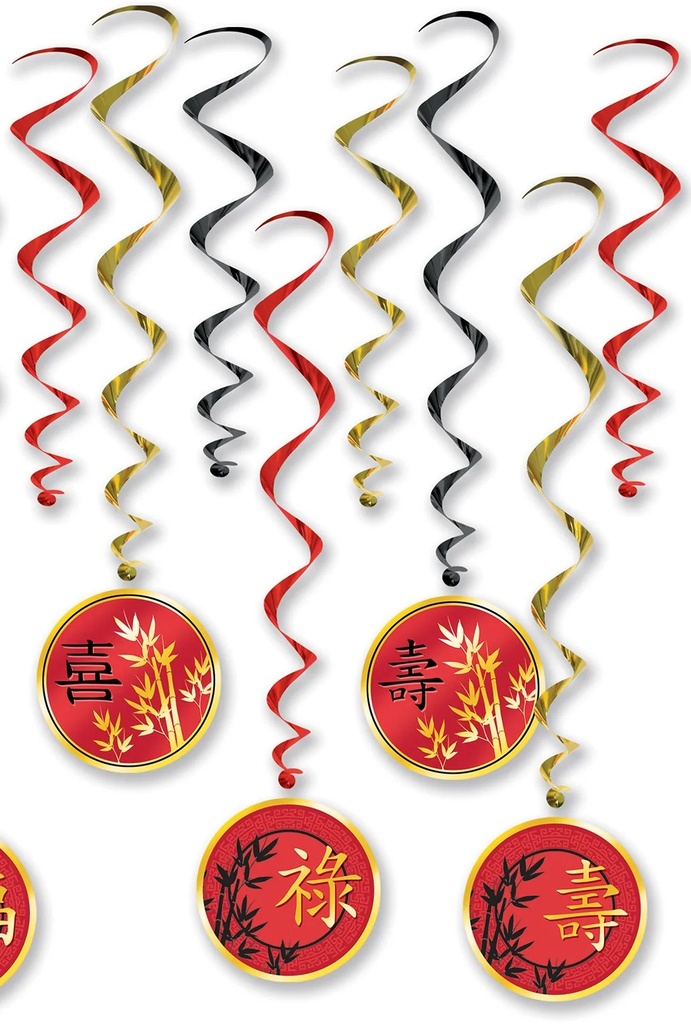 Asian Whirls, 70cm
