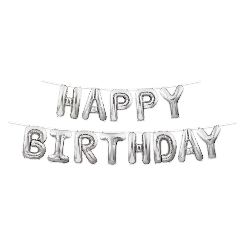 Happy Birthday Balloon Streamer