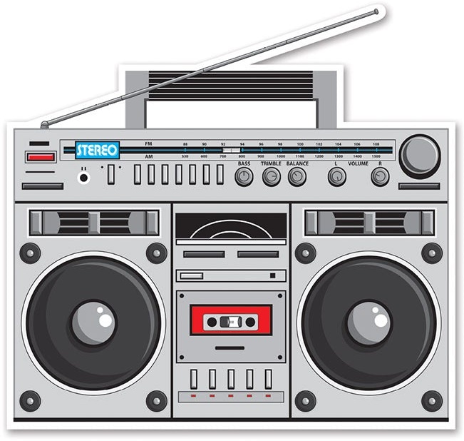 30cm x 35cm Cassette Player Cutouts