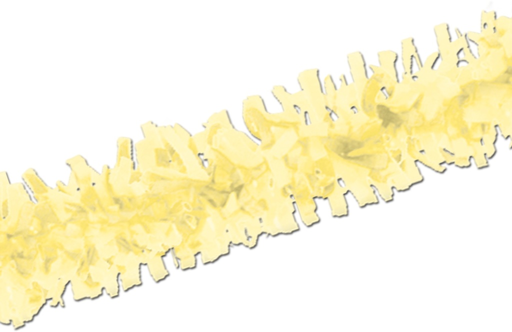7.6m Tissue Festooning - Yellow