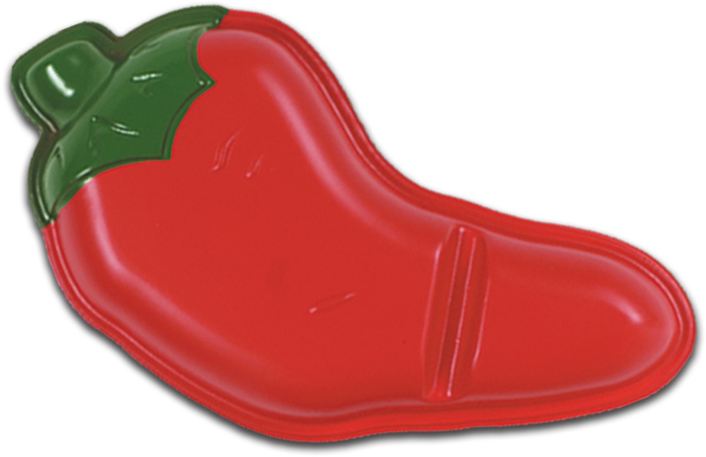 Plastic Chili Pepper Tray, 38cm