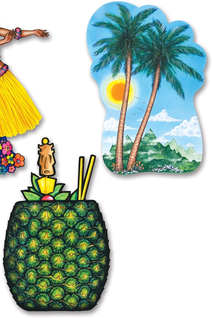 43cm-50cm Luau Cutouts