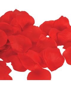 5.7cm Fabric Rose Petals - Red