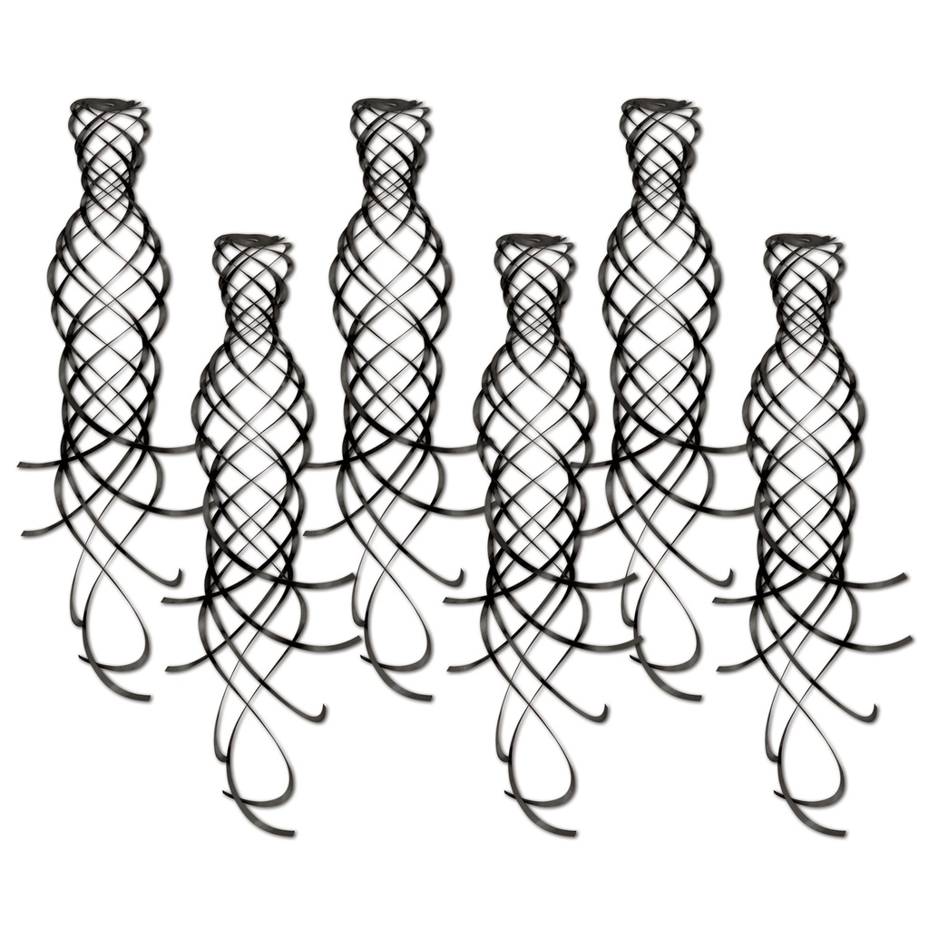 Shimmering Whirls, 50cm, 6/pkg