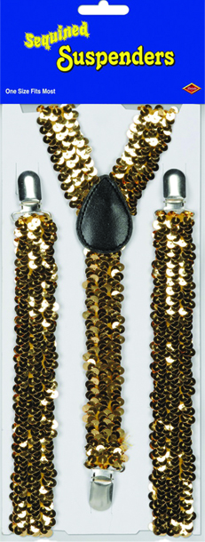Sequin Suspenders