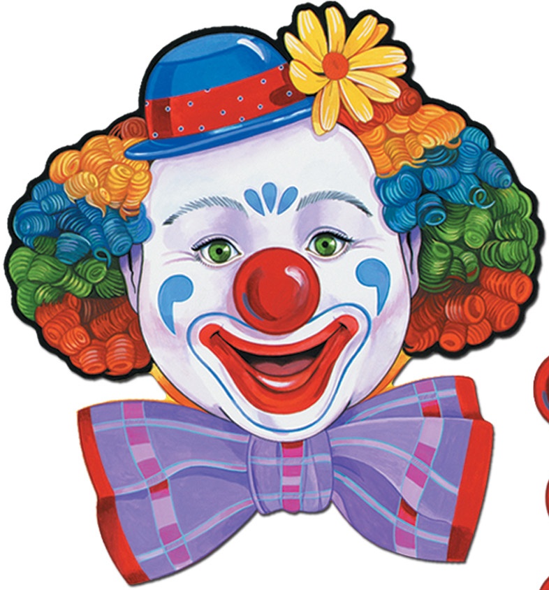 49cm x 44cm Circus Clown Game