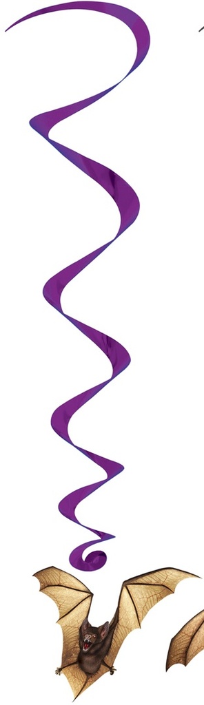 1m Bat Whirls - Purple/Black/Brown