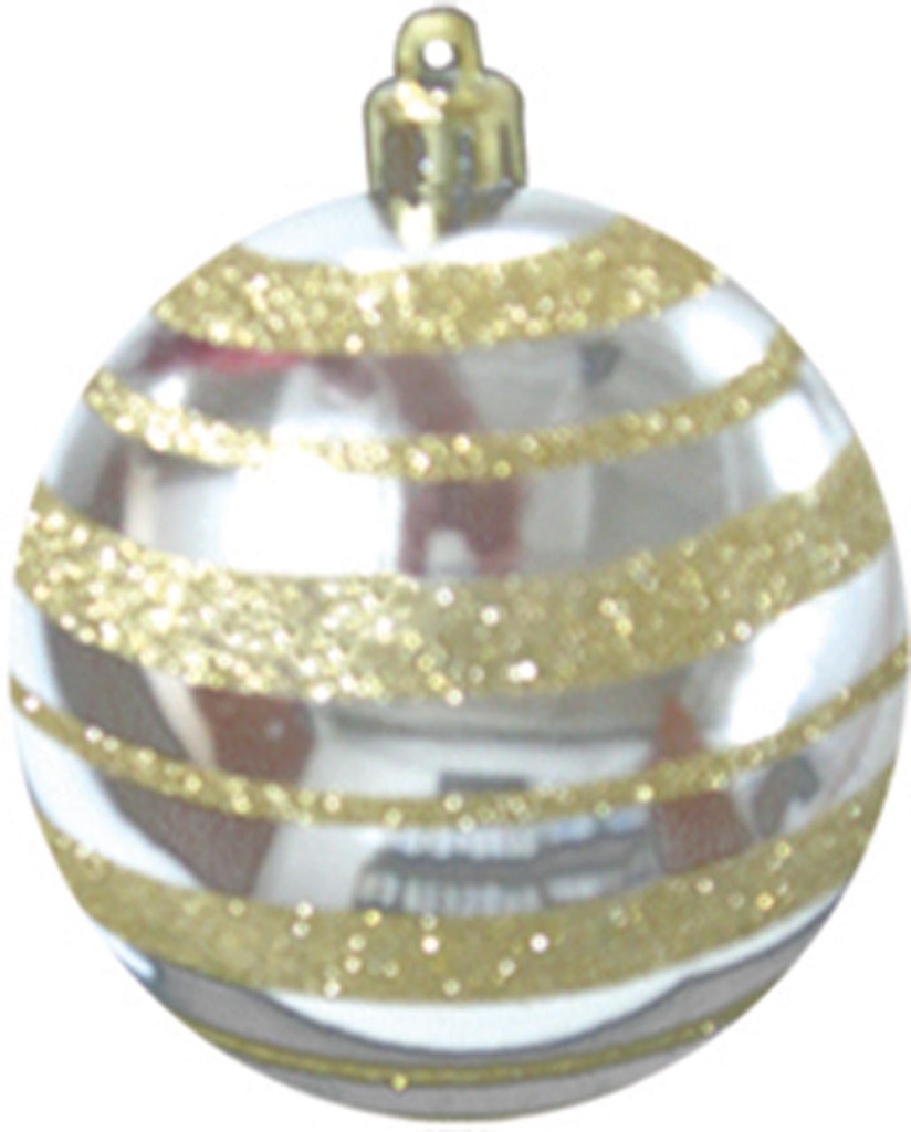Ball with Gold Glitter, 10cm