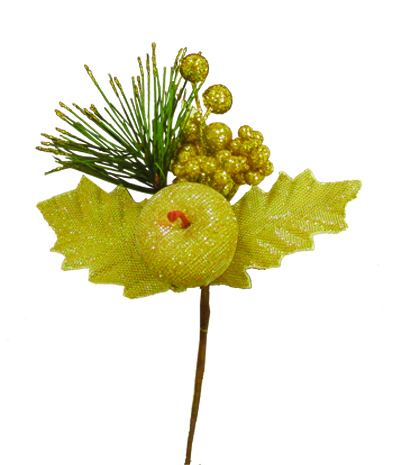 Leaf And Apple Pick, 16cm