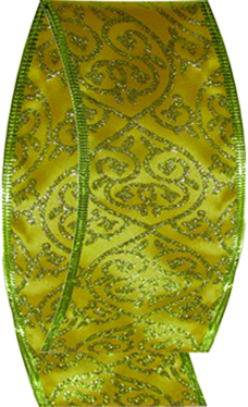 Satin Ribbon with Glitter, 9.1m