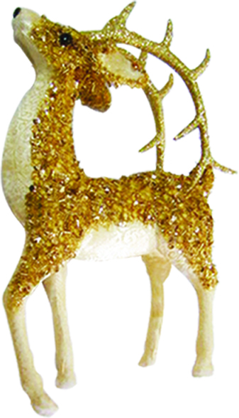 41cm Deer - Gold